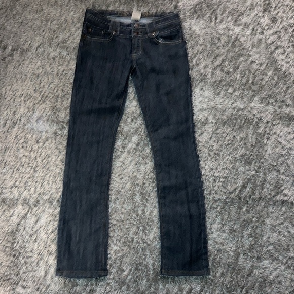 NV dark colored double button like new jeans - Picture 2 of 7